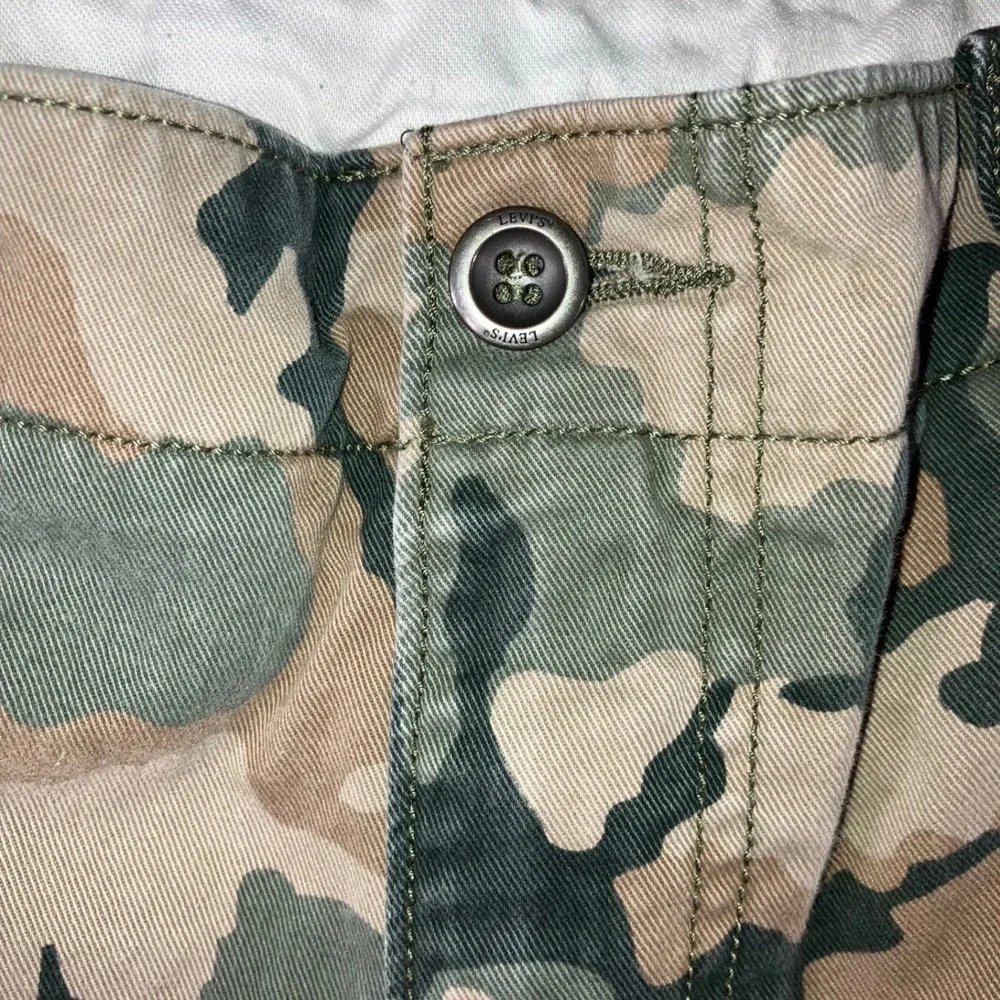 Levis Cargo Pants Men 36x31 Green Camo Outdoor Army Utility Grunge‎ Gorpcore y2k